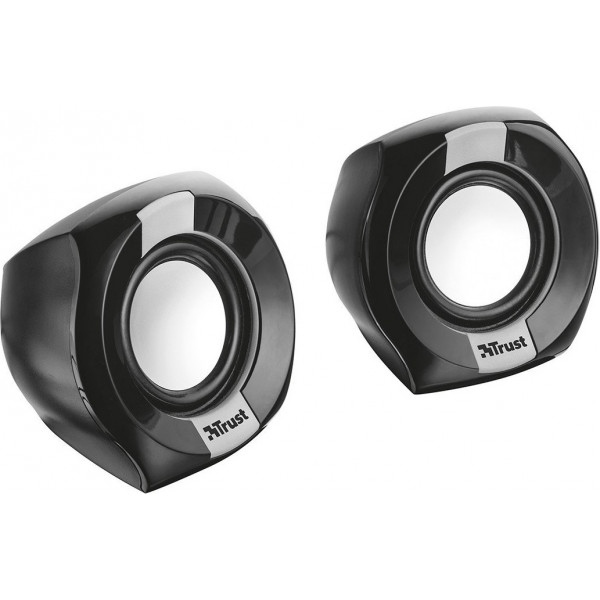 Комп'ютерна акустика компактна 2.0 Trust Polo Compact 2.0 black