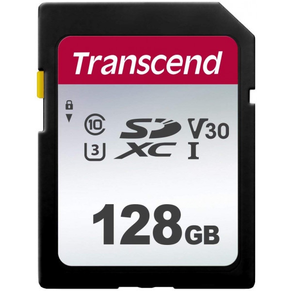 Карта пам'яті Transcend SDXC 300S 128GB UHS-I U3 (TS128GSDC300S)