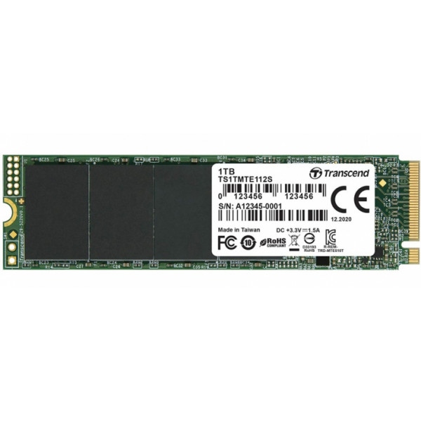 SSD-накопичувач внутрішній Transcend M.2 1TB PCIe 3.0 MTE112S (TS1TMTE112S)