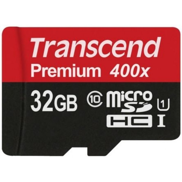 Карта пам'яті microSD Transcend Premium microSDHC 32GB Class 10 UHS-I (TS32GUSDCU1)