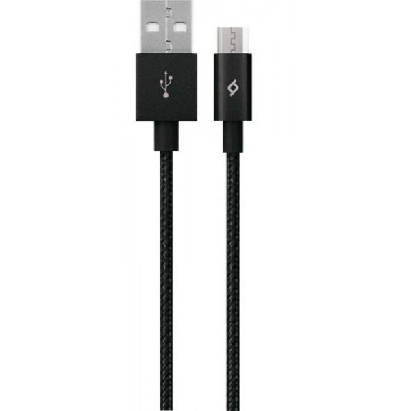 Кабель Ttec USB-мicroUSB 1.2m Black (2DK11S)