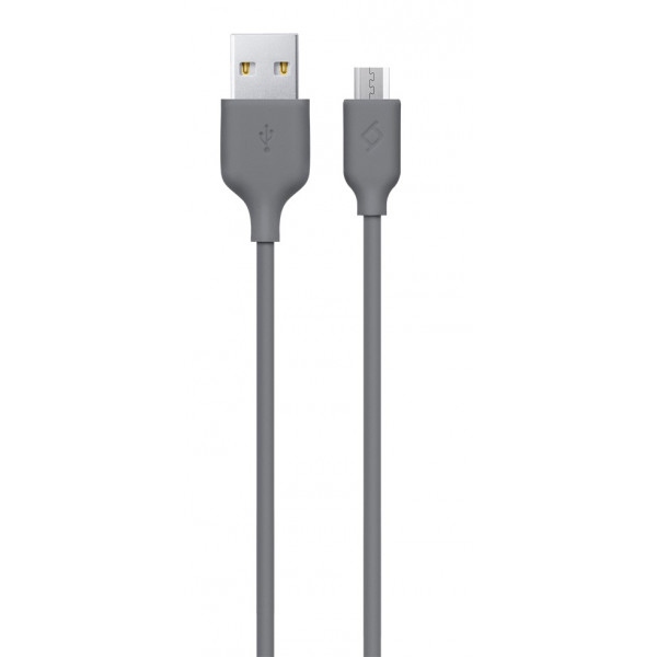 Кабель Ttec USB-мicroUSB 1.2m Gray (2DK7530GR)