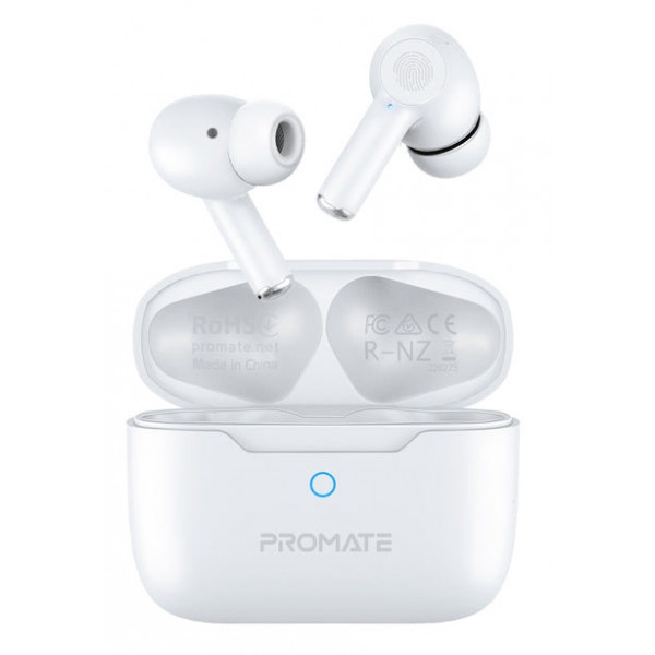 Навушники вкладиші бездротові TWS Promate propods.white