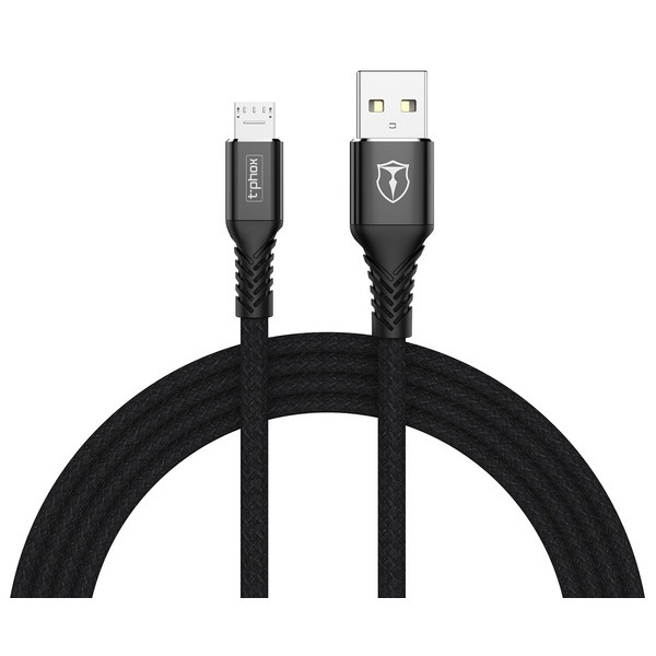 Кабель синхронізації даних T-phox Jagger T-M814 Micro USB - 2m (Black)