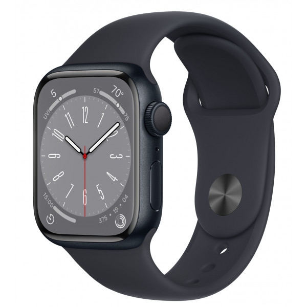 Смарт-годинник Apple Watch Series 8 GPS 41mm Midnight Aluminium Case with Midnight Sport Band