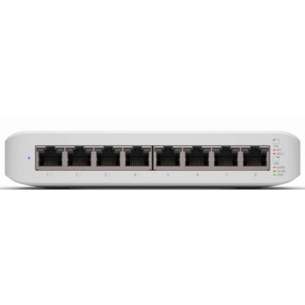 Коммутатор локальної мережі (Switch) Ubiquiti USW-LITE-8-POE