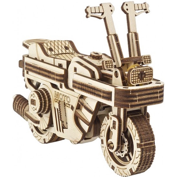 3D пазли Ugears МОТО КОМПАКТ. Складаний скутер (70168)