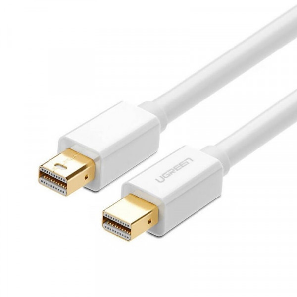 Кабель UGREEN MD111 Mini DP Male to Male Cable 2m White (10429)