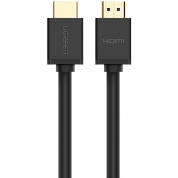 Кабель HDMI UGREEN HDMI M - M, 2.0 м, V2.0 Cafule 4K, HD104 Black (10107)