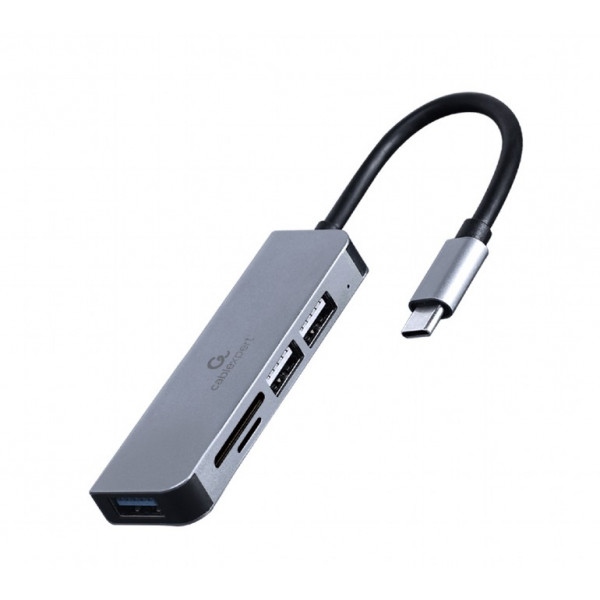 Хаб USB Cablexpert USB-С на 1хUSB 3.1 Gen1 (UHB-CM-CRU3P1U2P2-01)