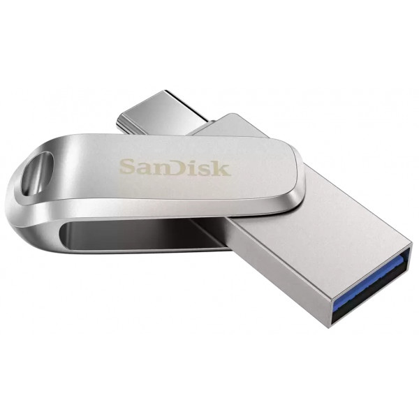 Флеш USB SanDisk USB 64GB Type-C Ultra Dual Luxe Silver (SDDDC4-064G-G46)