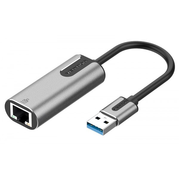 Перехідник USB-RJ-45 Vention USB 3.0 - RJ45 Black (CEWHB)
