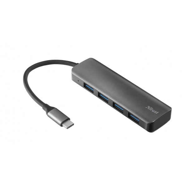 Хаб USB Trust Halyx USB 3.2 GEN1 USB-C 4- Port (23328)
