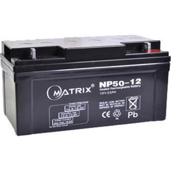 Акумулятор для ДБЖ Matrix 12V 50AH (NP50-12)