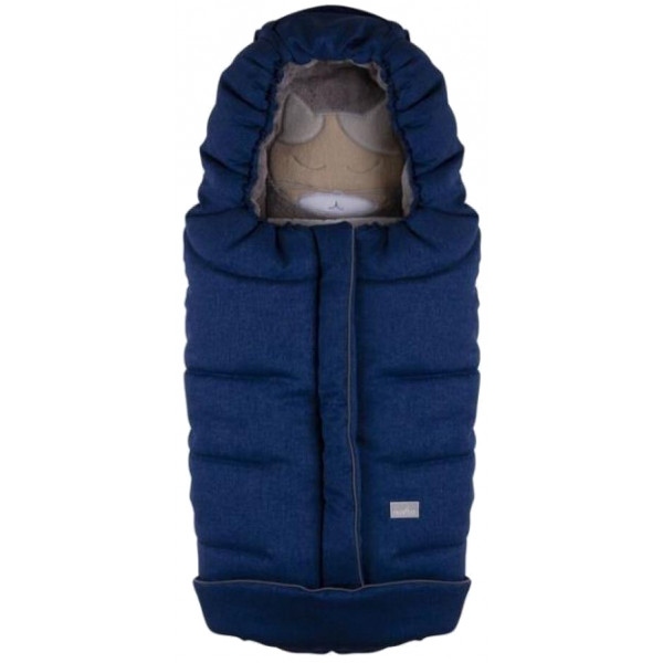 Конверт для коляски Nuvita 9605 Сuccioli Junior синій/кіт/бежевий (NV9605CUCCIOLOJRELBLUE)