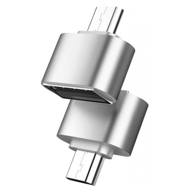 Переходнік USB-C - USB XOKO USB to Type-C Silver (XK-AC035-SL)