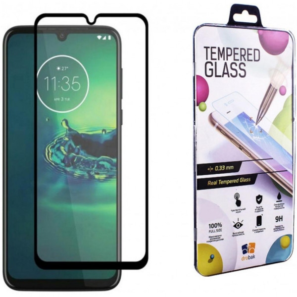 Захисне скло для смартфону Drobak for Motorola Moto G8 Plus Black (454543)