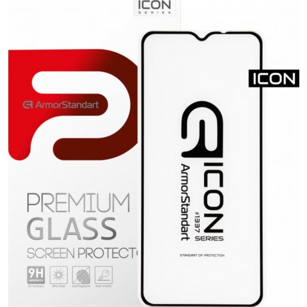 Захисне скло для смартфону Armorstandart Icon for Xiaomi Redmi 9A/9C Black (ARM56295)