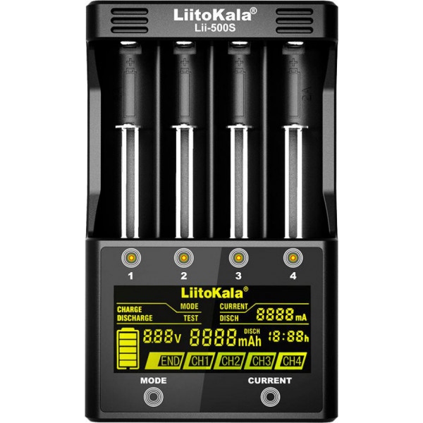 З/пристрій для акумуляторів AA/AAA LiitoKala Lii-500S