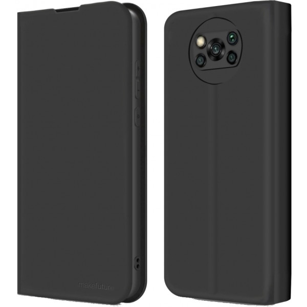 Чохол для смартфону MakeFuture Flip Soft-Touch PU Xiaomi Poco X3 Pro (MCP-XPX3PBK) Black