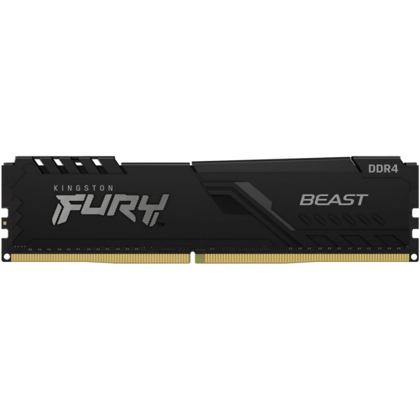 Память DDR Kingston DDR4 4GB/3200 Fury Beast Black (KF432C16BB/4)