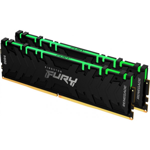 Память DDR Kingston DDR4 2x32GB/3600 Fury Renegade RGB (KF436C18RBAK2/64)