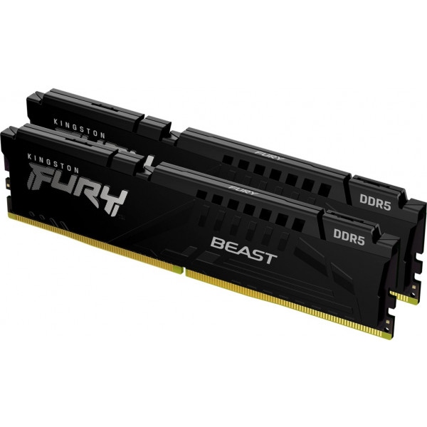 Память DDR Kingston DDR5 32Gb 5600MHz Fury Beast 2x16 (KF556C40BBK2-32)