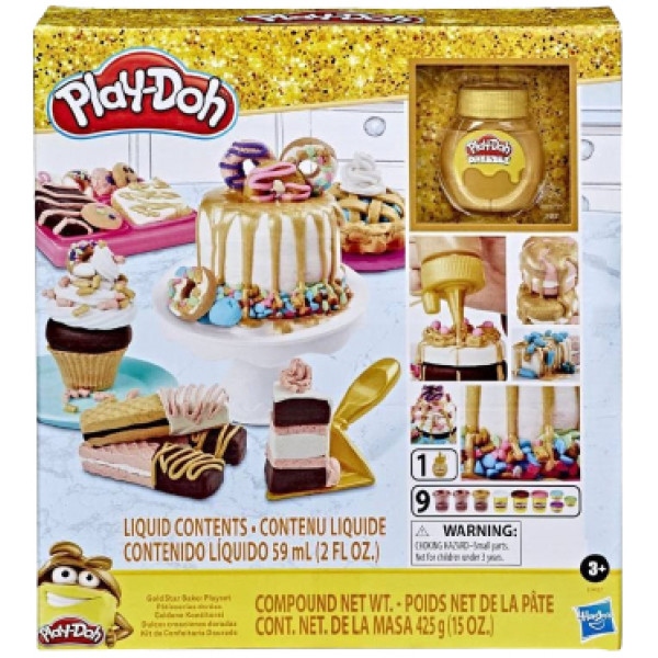 Набори для ліплення Play Doh Hasbro Play-Doh Золотий пекар (E9437)