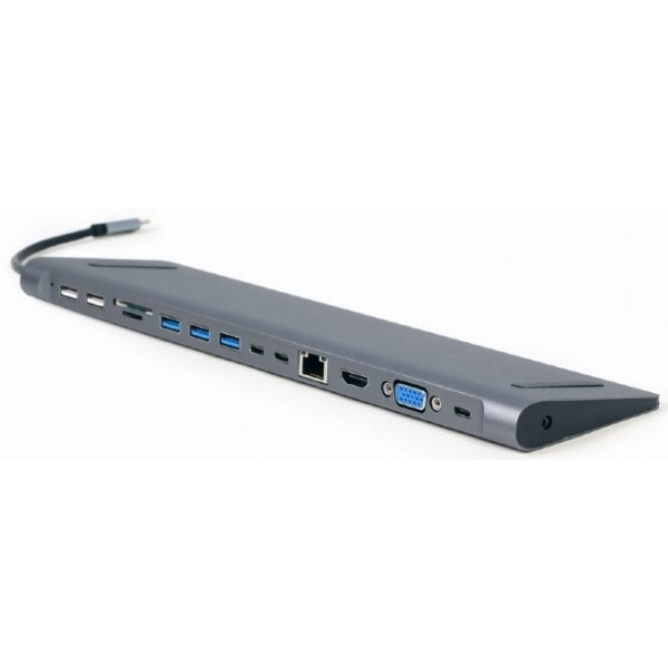 Хаб USB Cablexpert USB-C 9-in-1 (A-CM-COMBO9-01)