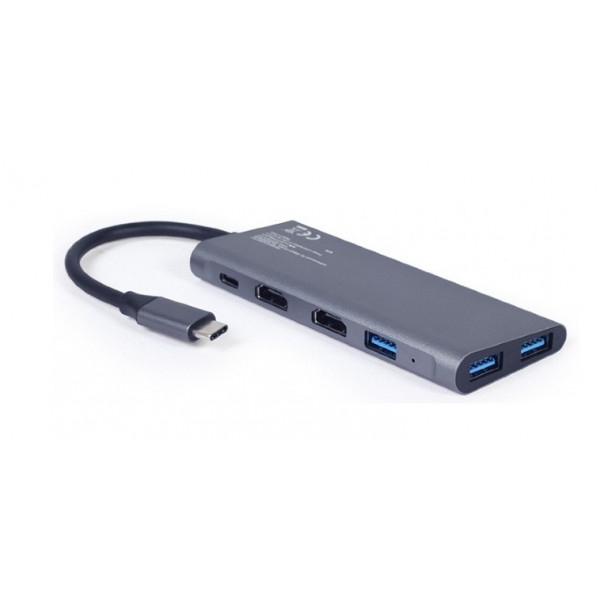 Хаб USB Cablexpert USB-C 3-в-1 (A-CM-COMBO3-01)
