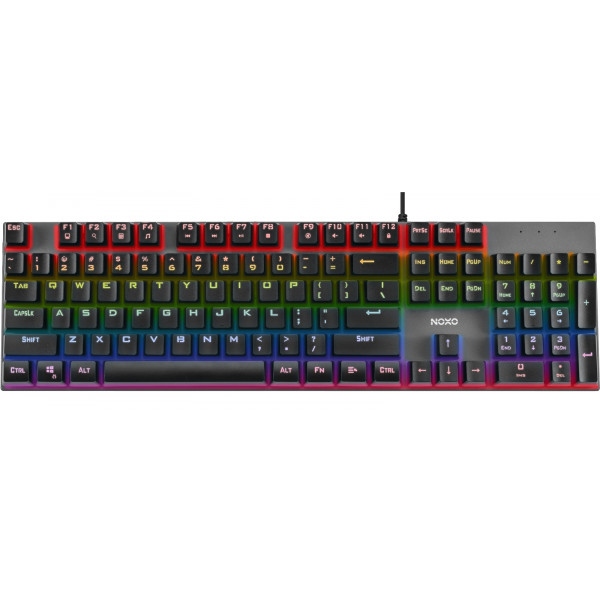 Клавіатура дротова Noxo Retaliation Blue switches Black (4770070882085)