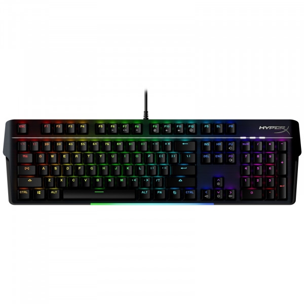 Клавіатура дротова ігрова HyperX Alloy MKW100 USB Black RUS (4P5E1AX)