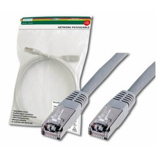 Кабель патч-корд Digitus CAT 5e SF-UTP 3m (DK-1531-030) Grey