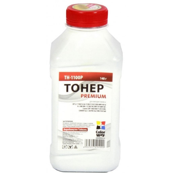 Тонер для заправки картриджа Colorway HP LJ 1100/5L/AX (140 г) Premium (TH-1100P)