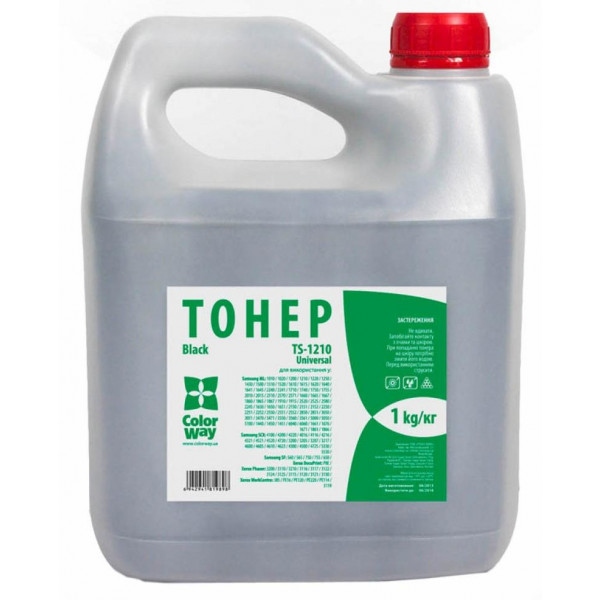Тонер для заправки картриджа Colorway (TS-1210-1B) Samsung ML1210/1710 1000 г
