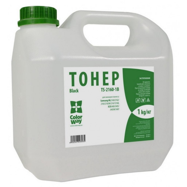 Тонер для заправки картриджа Colorway (TS-2160-1B) Samsung ML2160/2165/SCX3400/3405, 1000 г