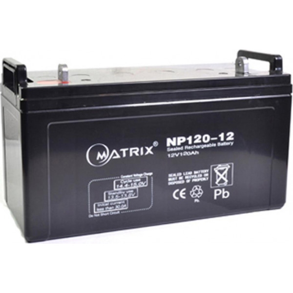 Акумулятор для ДБЖ Matrix 12V 120AH (NP120-12)