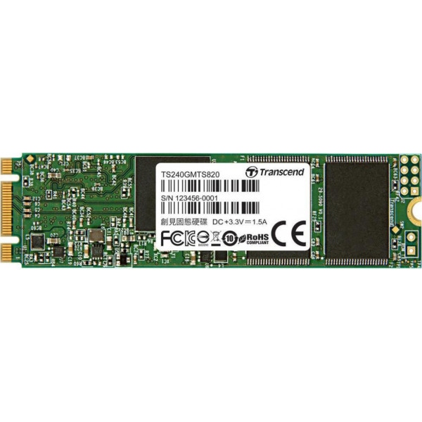 SSD-накопичувач внутрішній Transcend M.2 2280 240GB (TS240GMTS820S)
