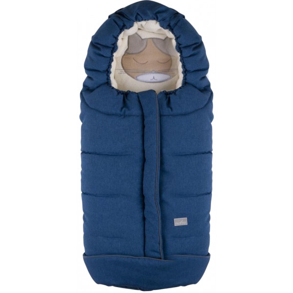 Конверт для коляски Nuvita 9605 Сuccioli Junior джинс/кіт/сірий (NV9605CUCCIOLOJRJEANS)