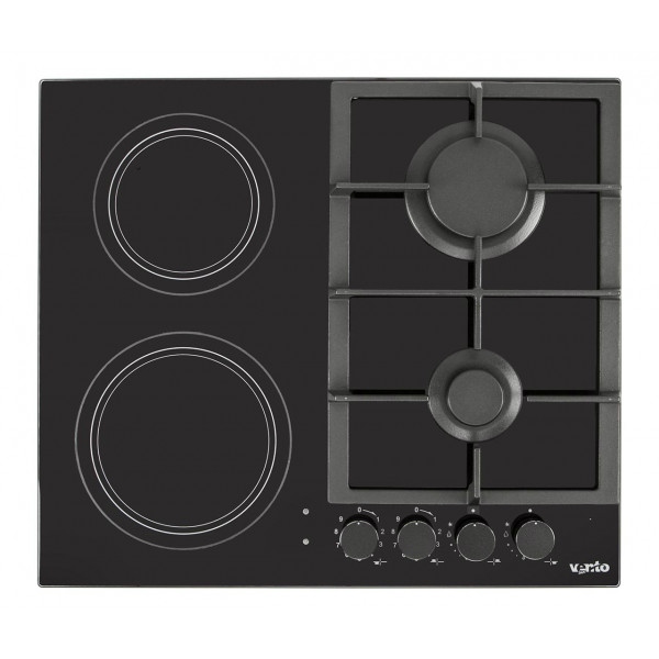 Варильна поверхня газова Ventolux HG622 B9G CS (BK)