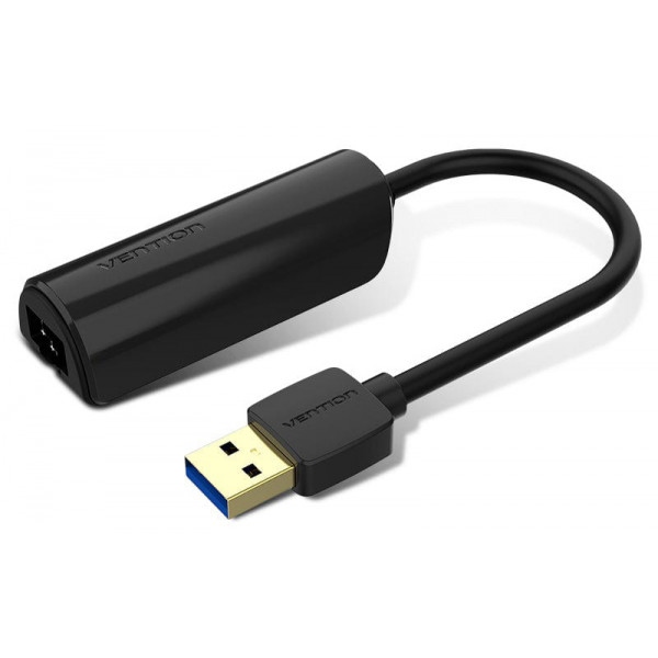 Перехідник USB-RJ-45 Vention USB 2.0 - RJ45 Black (CEGBB)