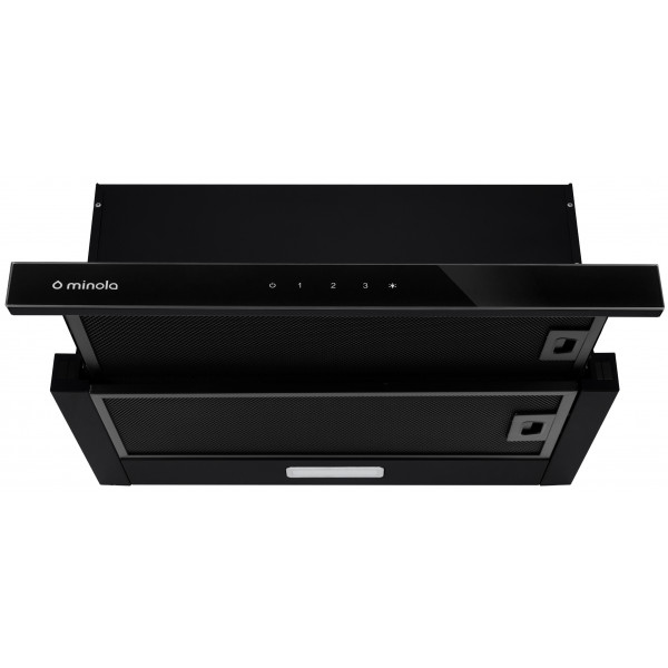 Витяжка вбудована Minola HTLS 6634 BLF 1000 LED GLASS
