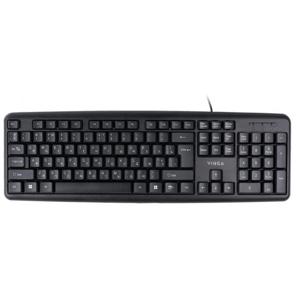 Клавіатура дротова Vinga KB110BK