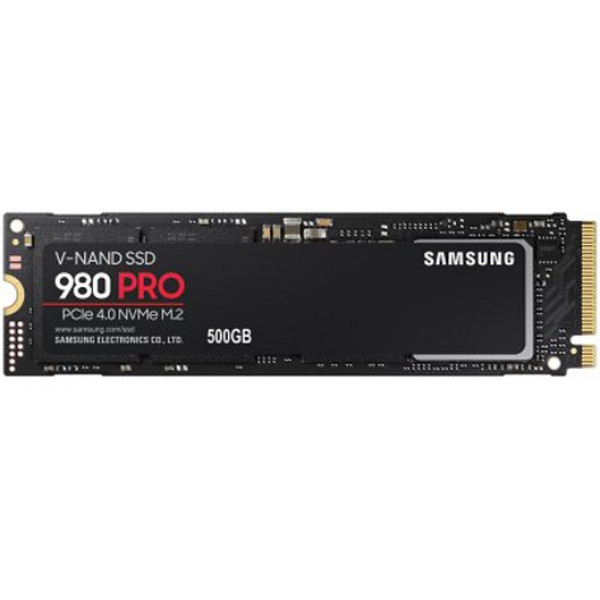 SSD-накопичувач внутрішній Samsung M.2 980 PRO 500GB NVMe PCIe 4.0 4x 2280 3-bit MLC (MZ-V8P500BW)