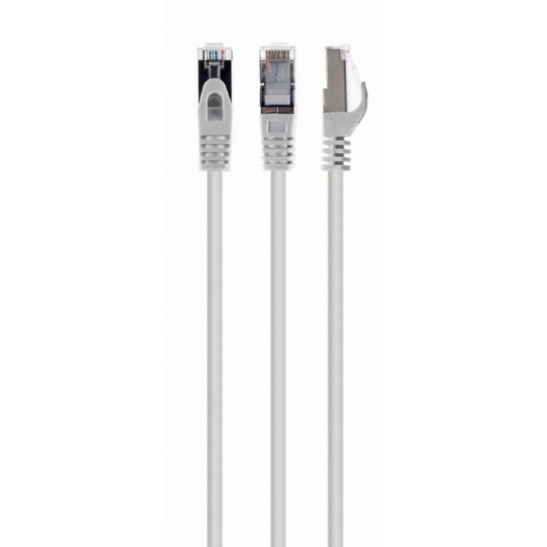 Кабель патч-корд Cablexpert S/FTP (PP6A-LSZHCU-W-0.5M) 50u 0.5m White