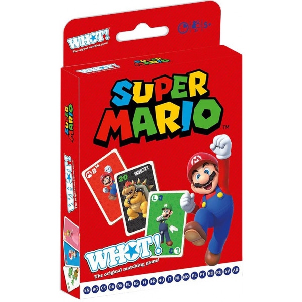 Настільна гра карткова (5-7 років) Winning Moves Super Mario WHOT! Board Game (WM02857-ML1-12)