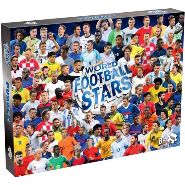 Пазли картонні (8 +) Winning Moves World Football Stars 1000 шт. (5036905052788)