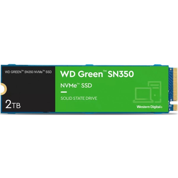 SSD-накопичувач внутрішній WD SN350 2Tb M.2 2280 NVME PCIe 3.0 x4 (WDS200T3G0C)