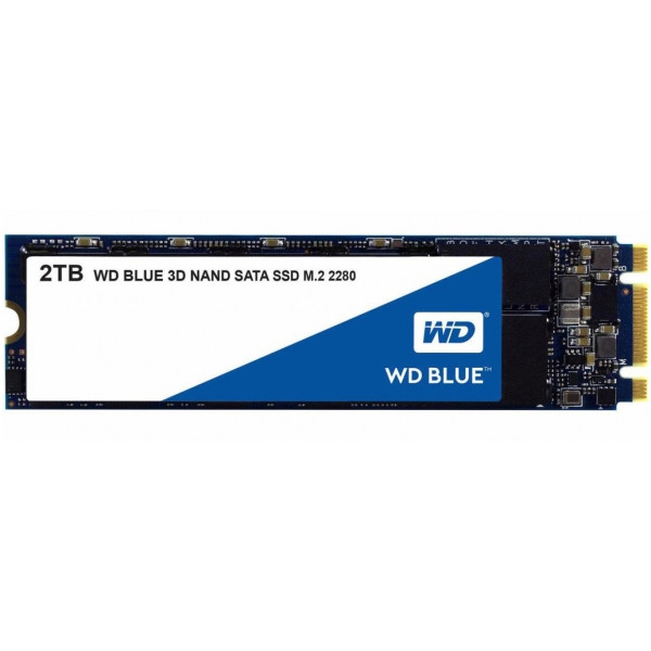 SSD-накопичувач внутрішній Western Digital M.2 2280 2TB TLC Blue (WDS200T2B0B)