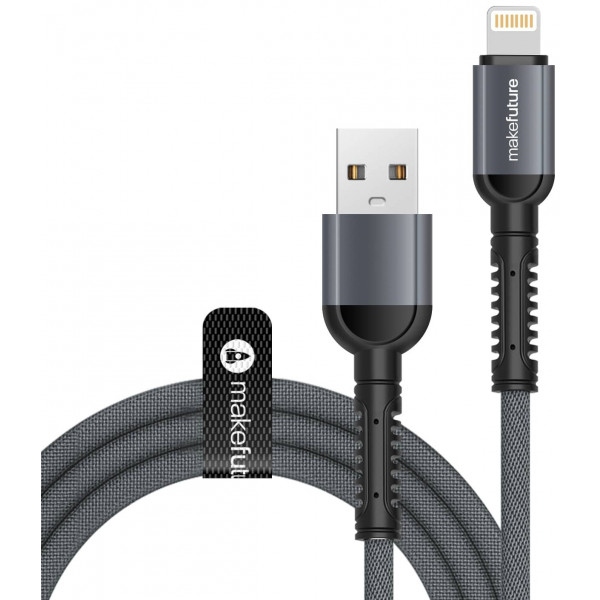 Кабель синхронізації даних MAKE USB to Lightning 2.4A 1м Denim Grey (MCB-LD3GR)